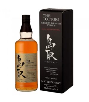 TOTTORI BOURBON BARREL BLENDED 43º 70CL C/6 (whisky japones)