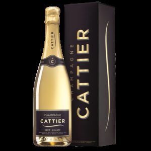 CATTIER CHAMPAGNE BRUT QUARTZ 75CL avec étui C/6