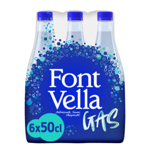 FONTVELLA GAS PET 50CL BANDEJA(4x6) x 24