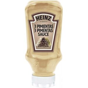 HEINZ SALSA TRES PEBRES 220ML TD C/8