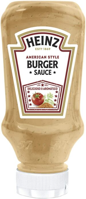 HEINZ SALSA  AMERICAN BURGER 220 ML TD C/8
