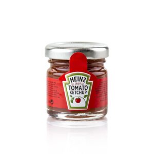 HEINZ KETCHUP vidre 39 GR Roomservice X 80