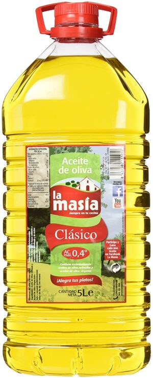LA MASIA OLI OLIVA 0.4 5L C/3 PAL/180