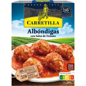 CARRETILLA MANDONGUILLES SALSA TOMAQUET 300G C/10