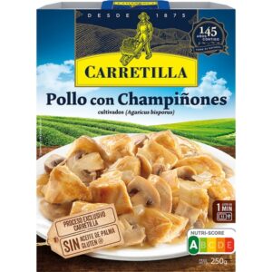 CARRETILLA POLLASTRE A/XAMPINYONS 250G C/10
