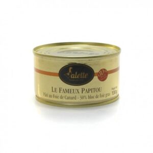 VALETTE LE FAMEUX PAPITOU PATE AU FOIE CANARD BOITE RDE 130G C/12