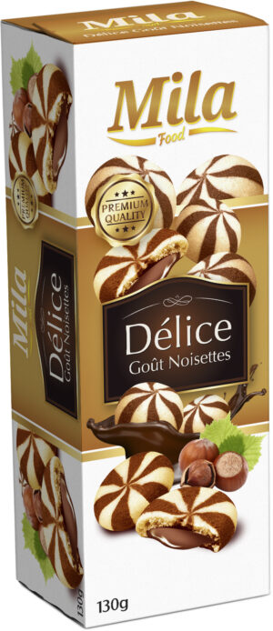 MILA FOOD GALETES  DELICE AVELLANA 150G C/20