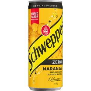 SCHWEPPES TARONJA ZERO LLAUNA 330 x 24