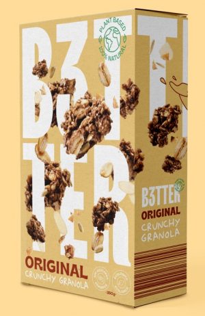 B3TTER CRUNCHY GRANOLA 350G C/8