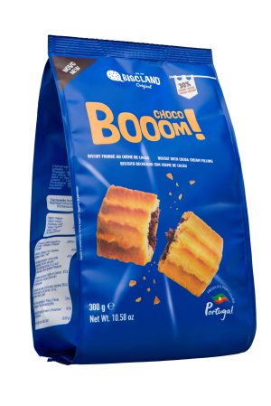 BISCLAND CHOCO BOOM Biscuit cocoa cream 300G C/8