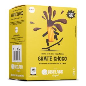 BISCLAND SKATE CHOCO 120G C/12