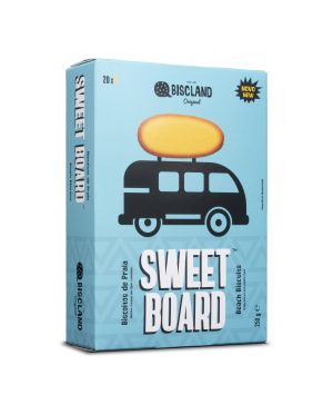 BISCLAND SWEET BOARD Crispy Biscuit Vanilla 250G C/14