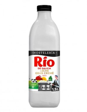 RIO LLET SENCERA GRAN CREMÉ AMPOLLA 1,5L C/6 (TAP NEGRE)